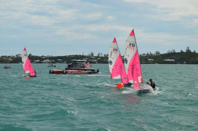 RS Feva sailing © America’s Cup Endeavour Programme